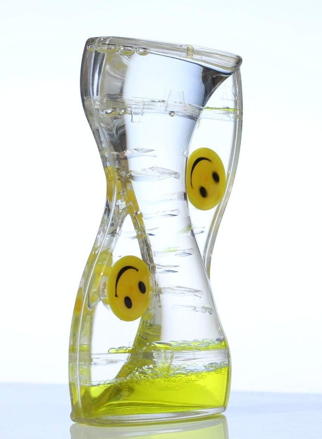 Lilone Acrylic Smiley Hourglass, 12x7cm, Transparent - Image 2